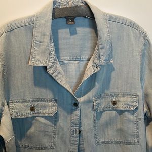 Women’s LS denim shirt